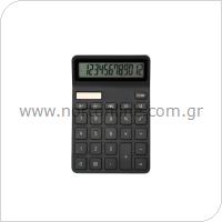 Electronic Desktop Calculator K1412 Kaco Lemo Black