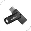 USB 3.0 Flash Disk SanDisk Ultra Dual Drive Go SDDDC3 USB C & USB A 128GB 150MB/s Μαύρο