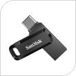 USB 3.0 Flash Disk SanDisk Ultra Dual Drive Go SDDDC3 USB C & USB A 128GB 150MB/s Μαύρο