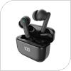 True Wireless Ακουστικά Bluetooth Audeeo AO-EANC2 Μαύρο