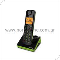 Dect Alcatel S280 with Call Block Black-Green