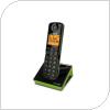 Ασύρματο Τηλέφωνο Alcatel S280 με Δυνατότητα Αποκλεισμού Κλήσεων Μαύρο-Πράσινο