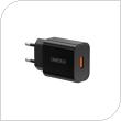 Travel Fast Charger Choetech Q5003 with Output USB A QC 3.0 18W Black