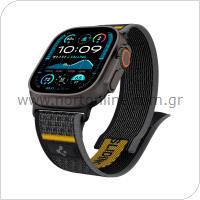 Λουράκι Spigen Athlex Air Apple Watch 6/ 7/ 8/ 9/ 10/ SE/ Ultra 1/ 2 (44/ 45/ 46/ 49mm) Active Μαύρο