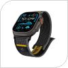 Λουράκι Spigen Athlex Air Apple Watch 6/ 7/ 8/ 9/ 10/ SE/ Ultra 1/ 2 (44/ 45/ 46/ 49mm) Active Μαύρο