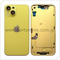 Battery Cover Apple iPhone 14 Yellow (OEM)