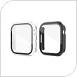 Θήκη PC με Tempered Glass Ahastyle WG65 Premium Apple Watch Ultra 49mm Μαύρο-Διάφανο (2 τεμ.)