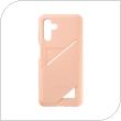 Θήκη Σιλικόνης με Card Slot Samsung EF-OA136TPEG A136U Galaxy A13 5G Ροζ