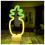 Neon LED Forever Light FSC-12 PINEAPPLE (USB/Μπαταρίας & On/Off) με Stand Κίτρινο-Πράσινο