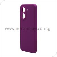 Θήκη Liquid Silicon inos Xiaomi Redmi A5 Velvet Μωβ