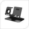 Desktop Holder AhaStyle ST05 for Apple iPhone, Watch & Airpods Charging Black