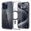 TPU & PC Back Cover Case Spigen Ultra Hybrid Mag Magsafe Apple iPhone 15 Pro Clear-Graphite