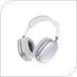 Wireless Stereo Headphones Foneng BL59 ANC Noise Canceling Silver