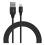 USB 2.0 Cable Devia Data EC404 Braided USB A to Lightning 1m Gracious Black