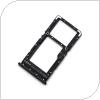 Βάση Κάρτας Sim Xiaomi Redmi Note 10 5G Black (OEM)