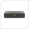 High Definition MPEG 4 Digitalbox HDT-1100 W3 H265   with Remote Control Learning