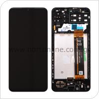 LCD with Touch Screen & Front Cover Samsung M135F Galaxy M13 Black (Original)