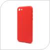 Θήκη Liquid Silicon inos Apple iPhone 8/ iPhone SE (2020) L-Cover Κόκκινο