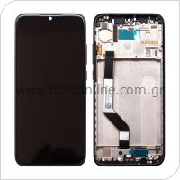 LCD with Middle Plate Xiaomi Redmi Note 7 Black (Original)