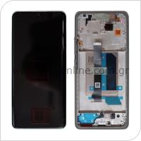Οθόνη με Touch Screen & Μεσαίο Πλαίσιο Xiaomi Redmi Note 14 Pro Plus 5G Μπλε (Original)