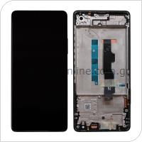 Οθόνη με Touch Screen & Μεσαίο Πλαίσιο Xiaomi Redmi Note 13 5G Μαύρο (Original)