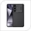Soft TPU & PC Back Cover Case Nillkin Camshield Pro Samsung Galaxy S24 5G Black