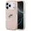 Θήκη Σιλικόνης Karl Lagerfeld Magsafe Apple iPhone 17 Pro Max Glitter Karl & Choupette Heads Ροζ