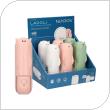 Handheld Fan Foldable Portable Niaros Ladoli 0.5W Mini White/ Green/ Pink (6 pcs) VALUE PACK