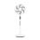 Floor Fan Niaros Sortino 65W with Remote Control & Timer White