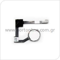 Home Button Flex Cable with External Home Button Apple iPad Air 2 White (OEM)