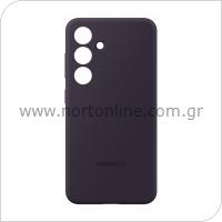 Silicone Cover Case Samsung EF-PS921TEEG S921B Galaxy S24 5G Dark Violet