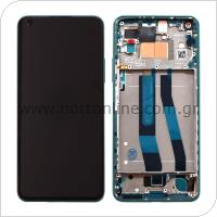 LCD with Touch Screen & Middle Plate Xiaomi Mi 11  Lite 5G Green (Original)