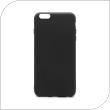 Θήκη Soft TPU inos Apple iPhone 6/ iPhone 6S S-Cover Μαύρο