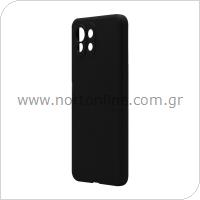 Θήκη Liquid Silicon inos Xiaomi Mi 11 Lite/ Mi 11 Lite 5G L-Cover Μαύρο