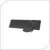Set Wireless Keyboard & Mouse Natec Stingray NZB-1440 2in1 Black