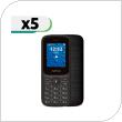 Κινητό Τηλέφωνο myPhone 2220 (Dual SIM) Μαύρο (5 τεμ.)