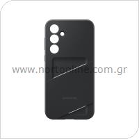 Θήκη Σιλικόνης με Card Slot Samsung EF-OA356TBEG  A356B Galaxy A35 5G Μαύρο