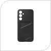 Θήκη Σιλικόνης με Card Slot Samsung EF-OA356TBEG  A356B Galaxy A35 5G Μαύρο