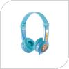 Ενσύρματα Ακουστικά Κεφαλής Buddyphones Travel για Παιδιά Μπλε