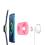 Επιτραπέζια Βάση AhaStyle PT135 για Φορτιστή MagSafe Apple iPhone 13 Series & iWatch Silicon 2in1 Ροζ