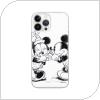 Θήκη Soft TPU Disney Mickey & Minnie 010 Apple iPhone 15 Pro Λευκό
