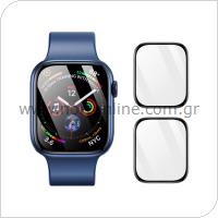 Tempered Glass Dux Ducis Apple Watch Series 7/ 8/ 9 45mm Black (2 pcs)