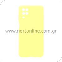 Θήκη Soft TPU inos Samsung A125F Galaxy A12/ A127F Galaxy A12 Nacho/ M127F Galaxy M12 S-Cover Κίτρινο