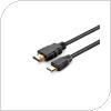 HDMI to Mini HDMI Cable Full HD 1080 2.0m ver 1.4 Black