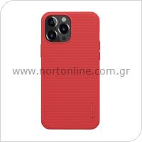 Soft TPU & PC Back Cover Case Nillkin Super Frosted Shield Pro Apple iPhone 13 Pro Max Matte Red