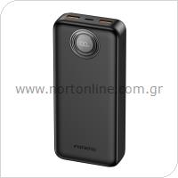 Φορτιστής Ανάγκης Foneng PX102 PD 22.5W 20000mAh με 2 Θύρες USB A & 1 Θύρα USB C Μαύρο