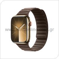 Λουράκι Devia Fiber Magnet Apple Watch (42/ 44/ 45/ 49mm) Deluxe Ανοιχτό Καφέ