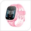 Smartwatch Forever See Me 2 KW-310 με GPS & Wi-Fi για Παιδιά Ροζ