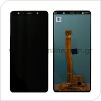 Οθόνη με Touch Screen Samsung A750F Galaxy A7 (2018) Μαύρο (Original)