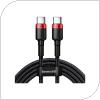 USB 2.0 Cable Baseus Cafule USB C to USB C Flash PD 100W 2m Black-Red